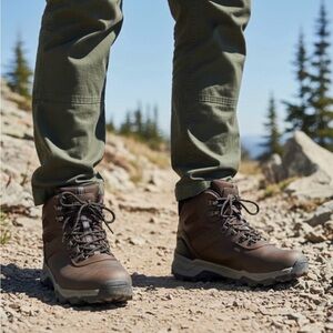 KHOMBU Waterproof Hiker Kenny Boots, Men’s Size 10, Brown